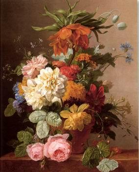 unknow artist Floral, beautiful classical still life of flowers.088 Sweden oil painting art